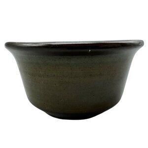 Handcrafted Franciscan Madeira Ceramic Bowl Earthy Green & Brown Glaze 4.5" READ